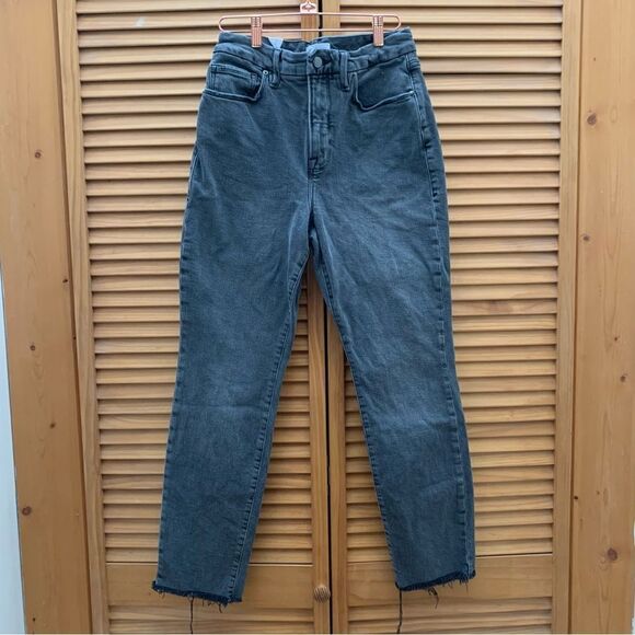 NWT Good American High Rise Straight Jeans size 8/29 - Picture 1 of 7